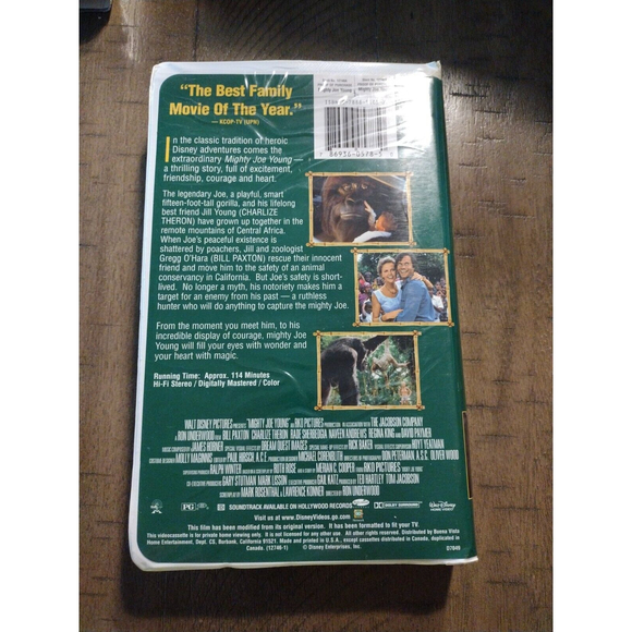 Mighty Joe Young (VHS, 1999) - Picture 3 of 7